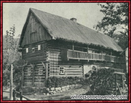 Böhmisches Bauernhaus.