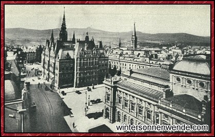 Rathausplatz von Reichenberg.