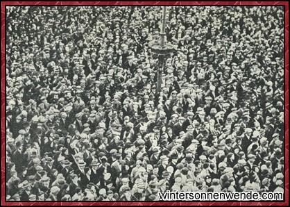 Eine der sudetendeutschen Massenversammlungen der letzten Zeit.