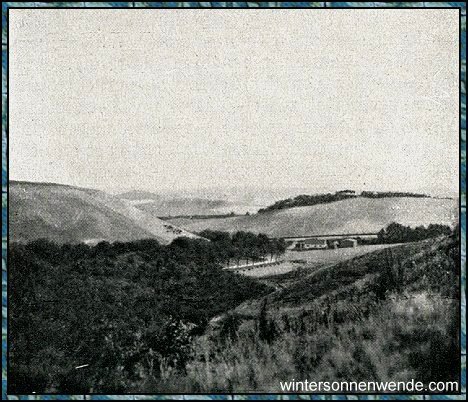 Hügelige Landschaft im Kreise Danziger Höhe