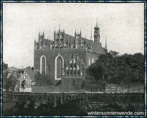 Die Trinitatiskirche, Chorseite (1481-1514)