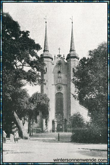 Oliva. Haupteingang zur Klosterkirche