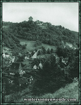 Burg an der Wupper. Das Schloß.