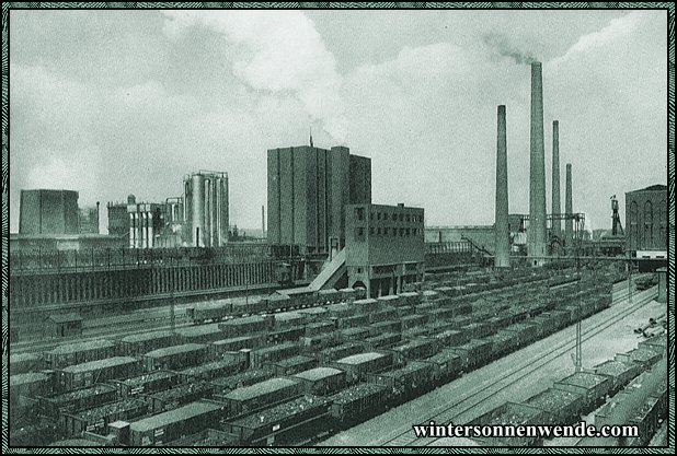 Industrieanlage im Ruhrgebiet.