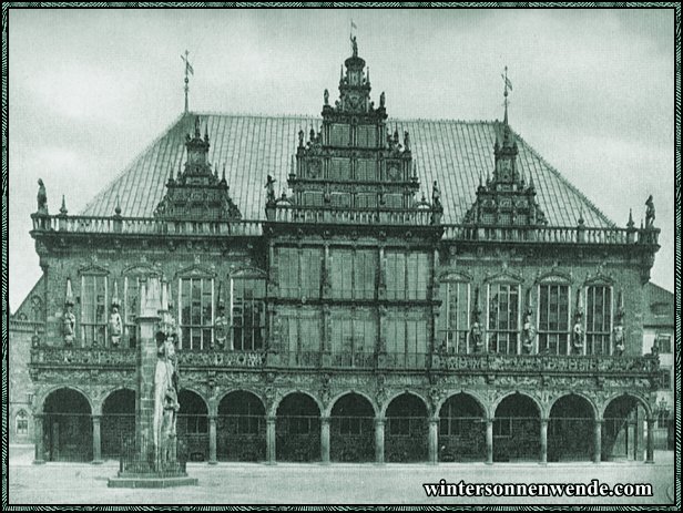 Bremen. Das Rathaus.