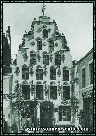 Kolberg. Wohnhaus aus dem 17. Jahrhundert.