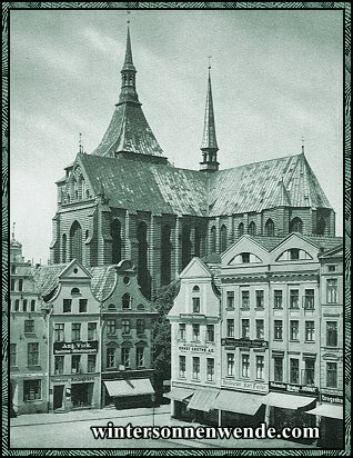 Rostock. Die Marienkirche.