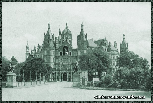 Schwerin, Mecklenburg. Das Schloß.