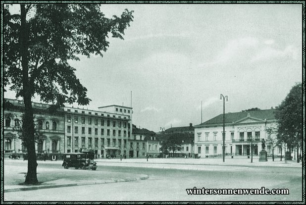 Berlin. Die Reichskanzlei und das Reichsministerium für Volksaufklärung und Propaganda.