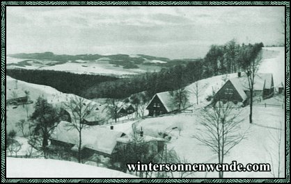 Landschaft bei Bad Kudowa, Glatzer Bergland.