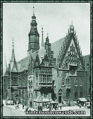 Breslau. Das Rathaus.