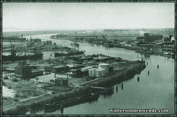 Königsberg, Preußen. Der Außenhafen am Pregel.