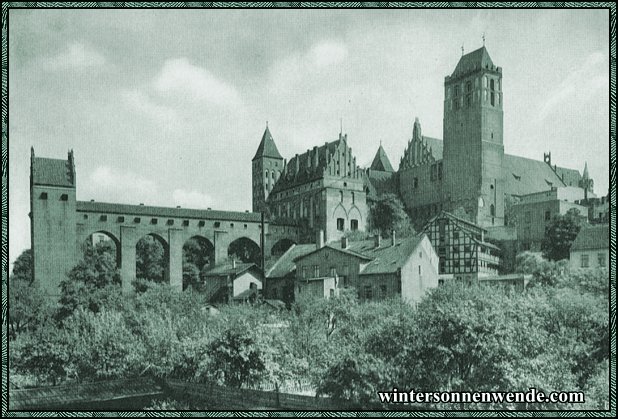 Marienwerder, Westpreußen. Das Deutsch-Ordensschloß.