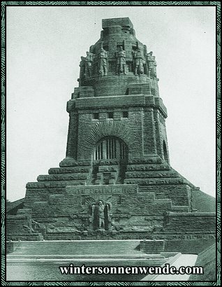 Leipzig. Das Völkerschlachtdenkmal.