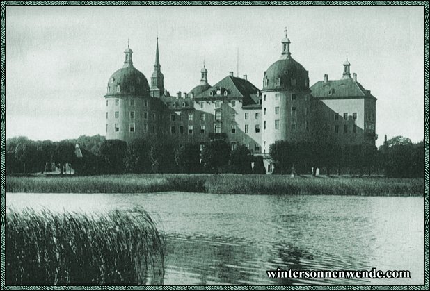 Die Moritzburg bei Dresden.