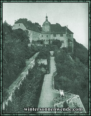 Dornburg, Saale. Das alte Schloß.