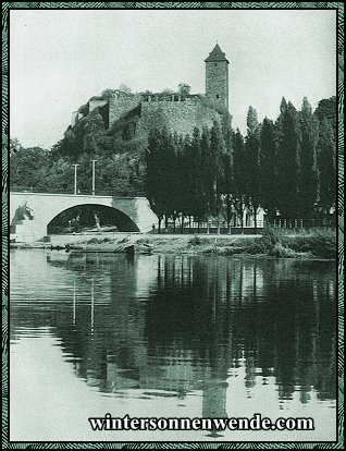 Halle, Saale. Der Giebichenstein.