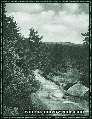 Harz. Blick auf den Brocken.