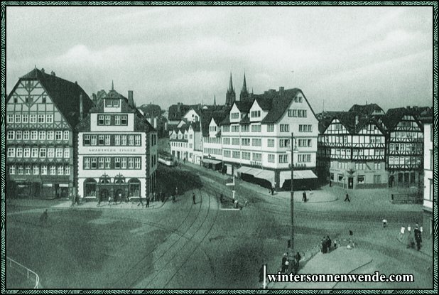 Kassel. Durchbruch durch die Altstadt.