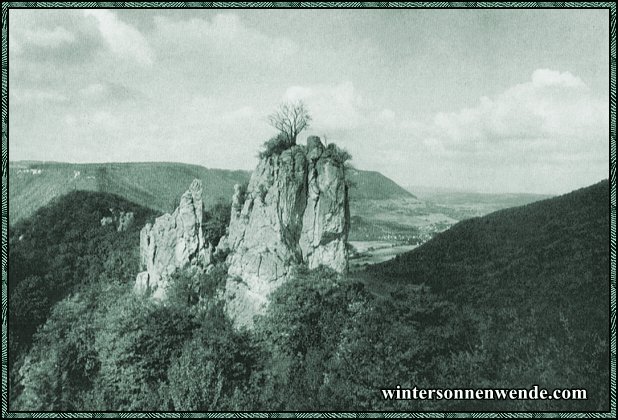 Schwäbische Alb. Die Wielandsteine.