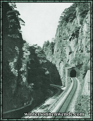 Das Höllental im Schwarzwald.