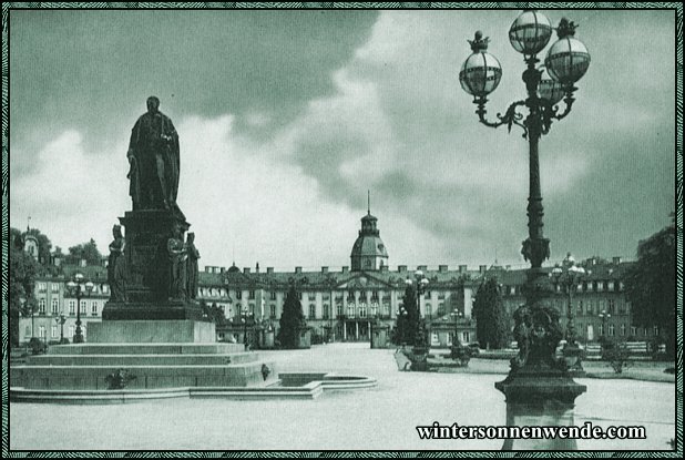 Karlsruhe, Baden. Das Schloß.