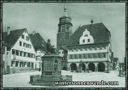 Weil der Stadt (Württemberg). Keplerdenkmal.