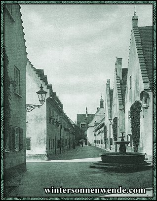 Augsburg. Die Fuggerei.