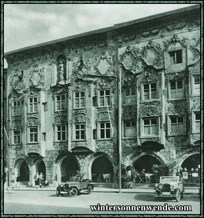 Wasserburg (Inn). Ein Kaufherrnhaus aus dem 18. Jahrhundert.