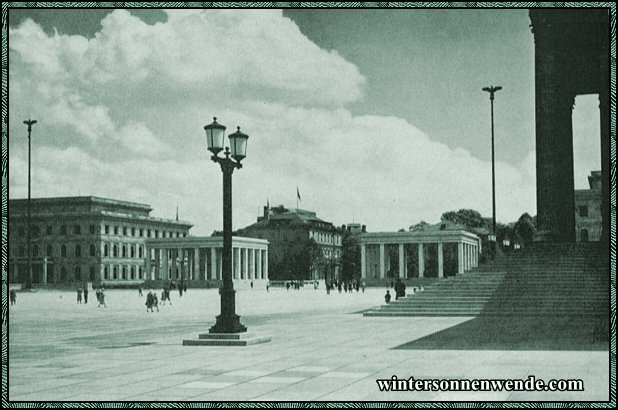 München. Der Königliche Platz.