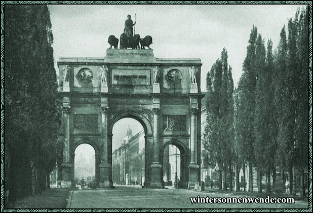 München. Das Siegestor.