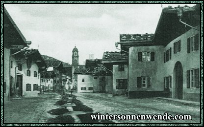 Mittenwald (Oberbayern). Der obere Markt.