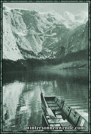 Obersee beim Königssee (Oberbayern).