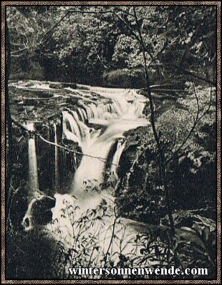 Wasserfall auf Upolu. Samoa, Südsee.