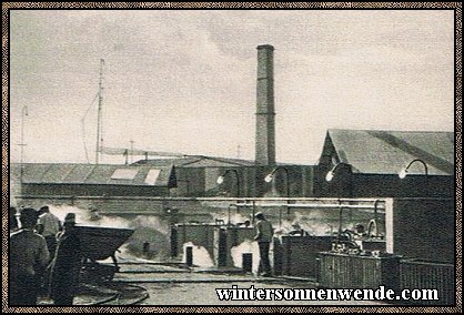 Fabrik in Lüderitzbucht, Deutsch-Südwestafrika.