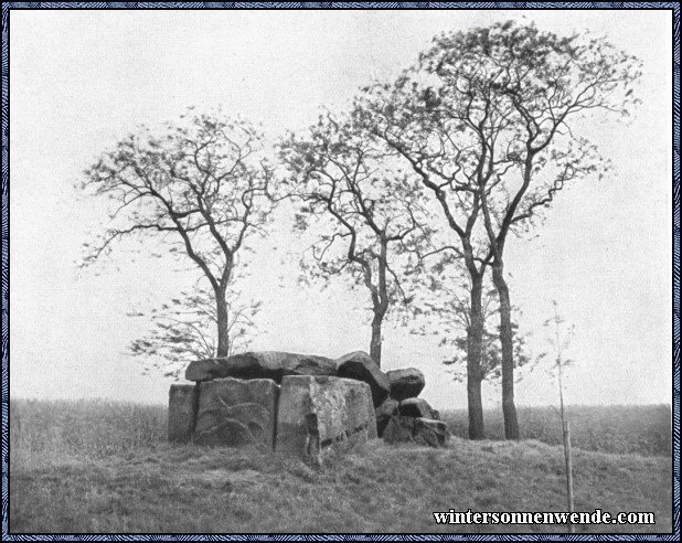 Hünengrab auf dem Bierberg bei Latdorf.