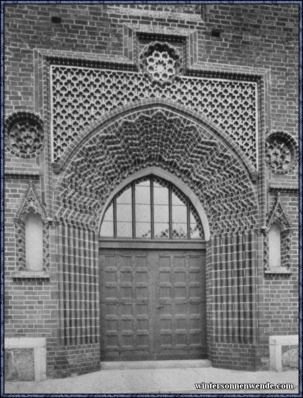 Stargard, Portal der Marienkirche.