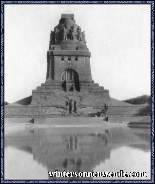 Leipzig, Völkerschlachtdenkmal.