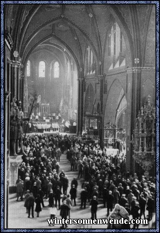 Hochamt im Dom zu Münster.