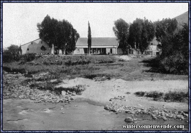 Altes deutsches Farmhaus in Natal, Südafrika.