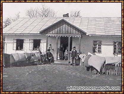 Deutsches Wohnhaus in Nadworna in Galizien.