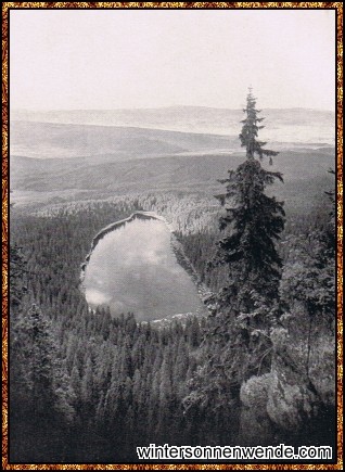 Der Plöckensteiner See im Böhmerwald