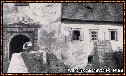 Burg Goldenstein, Eingang