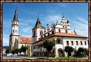 Leutschau, Rathaus und Dom, moderne Ansicht