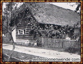 Deutsches Bauernhaus bei Gottschee