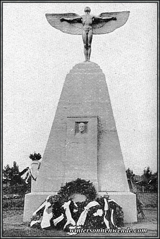 Lilienthal-Denkmal in Steglitz.