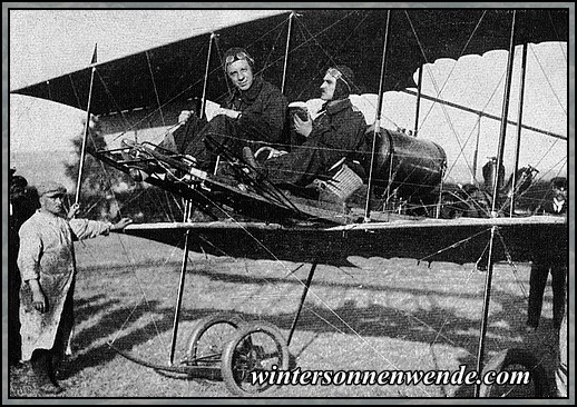 Vom Schwabenflug Oktober 1911.