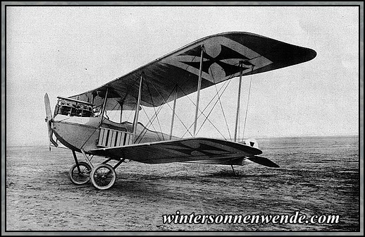 Rumpler-Militärdoppeldecker.