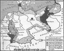 Landverluste und Hoheitsbeschränkungen durch das 
Versailler Diktat
