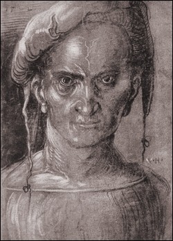 Wolf Huber. Angebliches Selbstportrait, ca. 1522.